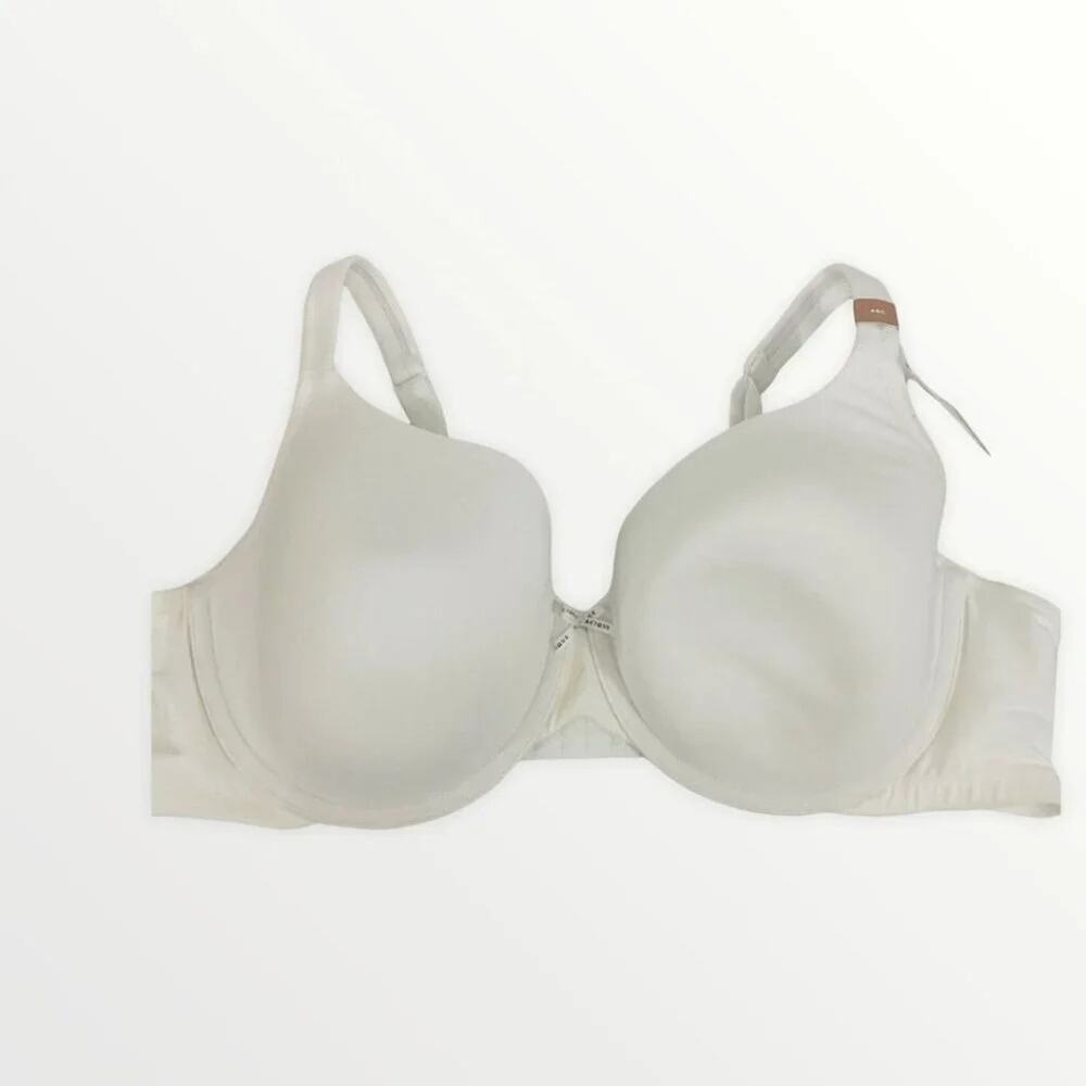 Lane Bryant Cacique White Lightly Lined T Shirt Bra 46C
